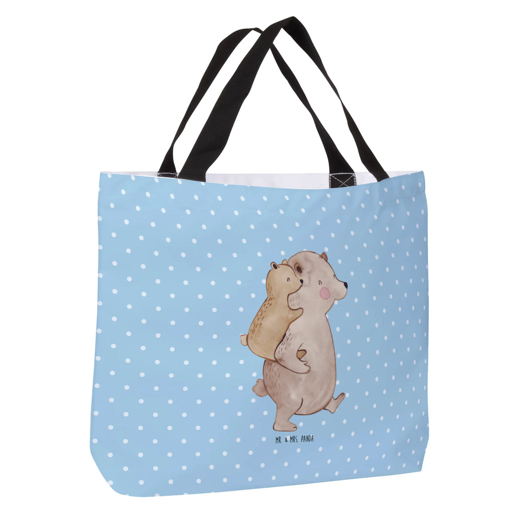 Shopper Papa Bär Beutel, Einkaufstasche, Tasche, Strandtasche, Einkaufsbeutel, Shopper, Schultasche, Freizeittasche, Tragebeutel, Schulbeutel, Alltagstasche, Familie, Vatertag, Muttertag, Bruder, Schwester, Mama, Papa, Oma, Opa, Geschenk, Vater, Papi, Vati, Onkel, Geburtstag