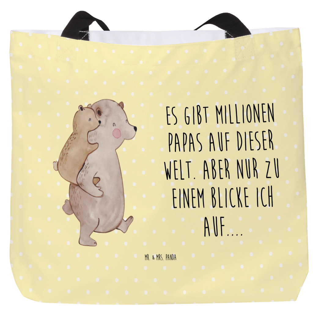 Shopper Papa Bär Beutel, Einkaufstasche, Tasche, Strandtasche, Einkaufsbeutel, Shopper, Schultasche, Freizeittasche, Tragebeutel, Schulbeutel, Alltagstasche, Familie, Vatertag, Muttertag, Bruder, Schwester, Mama, Papa, Oma, Opa, Geschenk, Vater, Papi, Vati, Onkel, Geburtstag