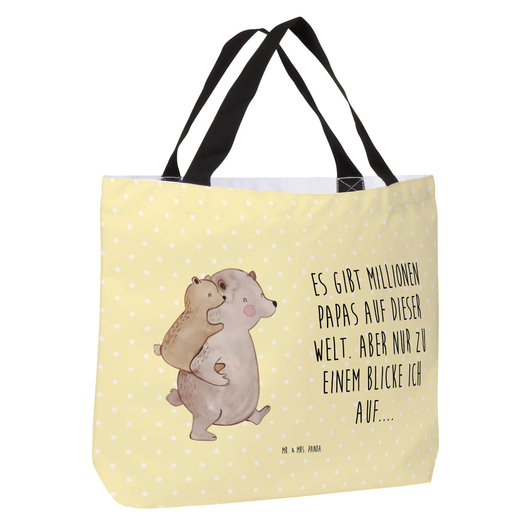 Shopper Papa Bär Beutel, Einkaufstasche, Tasche, Strandtasche, Einkaufsbeutel, Shopper, Schultasche, Freizeittasche, Tragebeutel, Schulbeutel, Alltagstasche, Familie, Vatertag, Muttertag, Bruder, Schwester, Mama, Papa, Oma, Opa, Geschenk, Vater, Papi, Vati, Onkel, Geburtstag