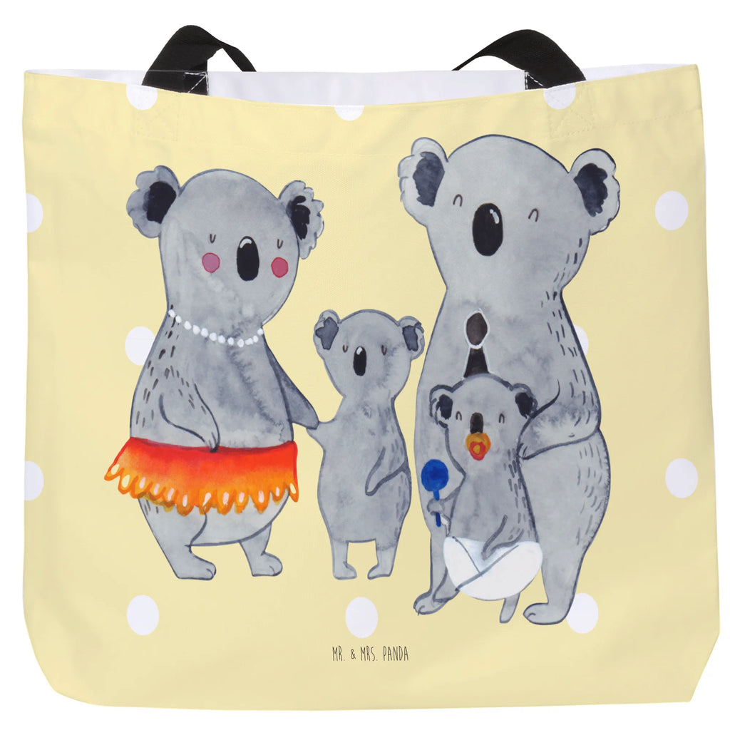 Shopper Koala Familie Beutel, Einkaufstasche, Tasche, Strandtasche, Einkaufsbeutel, Shopper, Schultasche, Freizeittasche, Tragebeutel, Schulbeutel, Alltagstasche, Familie, Vatertag, Muttertag, Bruder, Schwester, Mama, Papa, Oma, Opa, Koala, Koalas, Family, Kinder, Geschwister, Familienleben