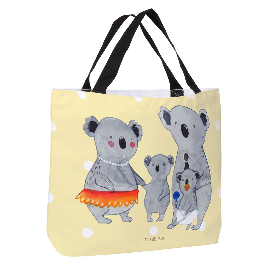 Shopper Koala Familie Beutel, Einkaufstasche, Tasche, Strandtasche, Einkaufsbeutel, Shopper, Schultasche, Freizeittasche, Tragebeutel, Schulbeutel, Alltagstasche, Familie, Vatertag, Muttertag, Bruder, Schwester, Mama, Papa, Oma, Opa, Koala, Koalas, Family, Kinder, Geschwister, Familienleben