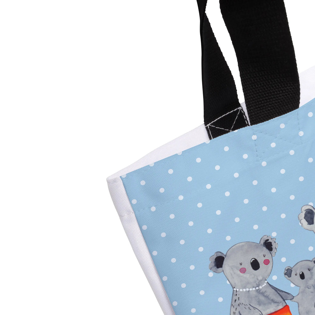 Shopper Koala Familie Beutel, Einkaufstasche, Tasche, Strandtasche, Einkaufsbeutel, Shopper, Schultasche, Freizeittasche, Tragebeutel, Schulbeutel, Alltagstasche, Familie, Vatertag, Muttertag, Bruder, Schwester, Mama, Papa, Oma, Opa, Koala, Koalas, Family, Kinder, Geschwister, Familienleben