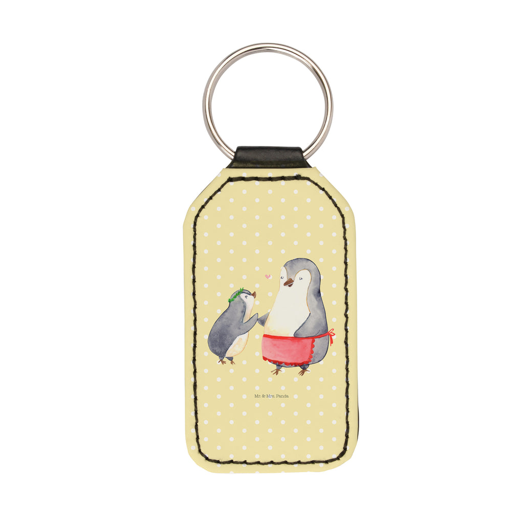 Rechteckig Schlüsselanhänger Pinguin mit Kind Schlüsselanhänger, Anhänger, Taschenanhänger, Glücksbringer, Schutzengel, Familie, Vatertag, Muttertag, Bruder, Schwester, Mama, Papa, Oma, Opa, Geschenk, Mami, Mutti, Mutter, Geburststag