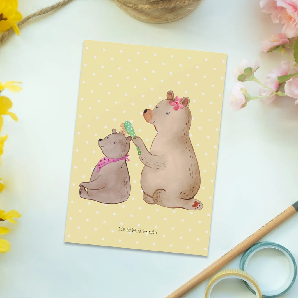 Postkarte Bär mit Kind Postkarte, Karte, Geschenkkarte, Grußkarte, Einladung, Ansichtskarte, Geburtstagskarte, Einladungskarte, Dankeskarte, Ansichtskarten, Einladung Geburtstag, Einladungskarten Geburtstag, Familie, Vatertag, Muttertag, Bruder, Schwester, Mama, Papa, Oma, Opa, Geschenk, Mutti, Mutter