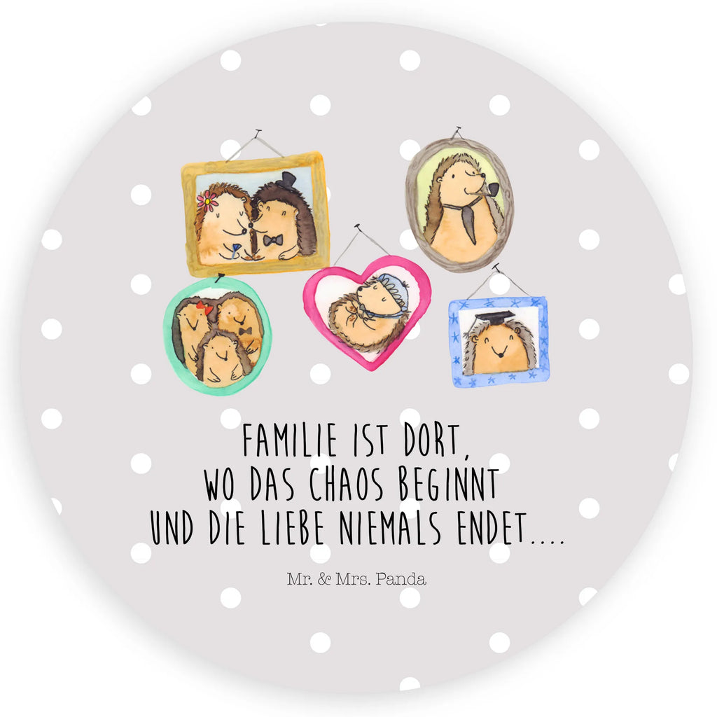 Rund Aufkleber Igel Familie Sticker, Aufkleber, Etikett, Familie, Vatertag, Muttertag, Bruder, Schwester, Mama, Papa, Oma, Opa, Liebe, Igel, Bilder, Zusammenhalt, Glück