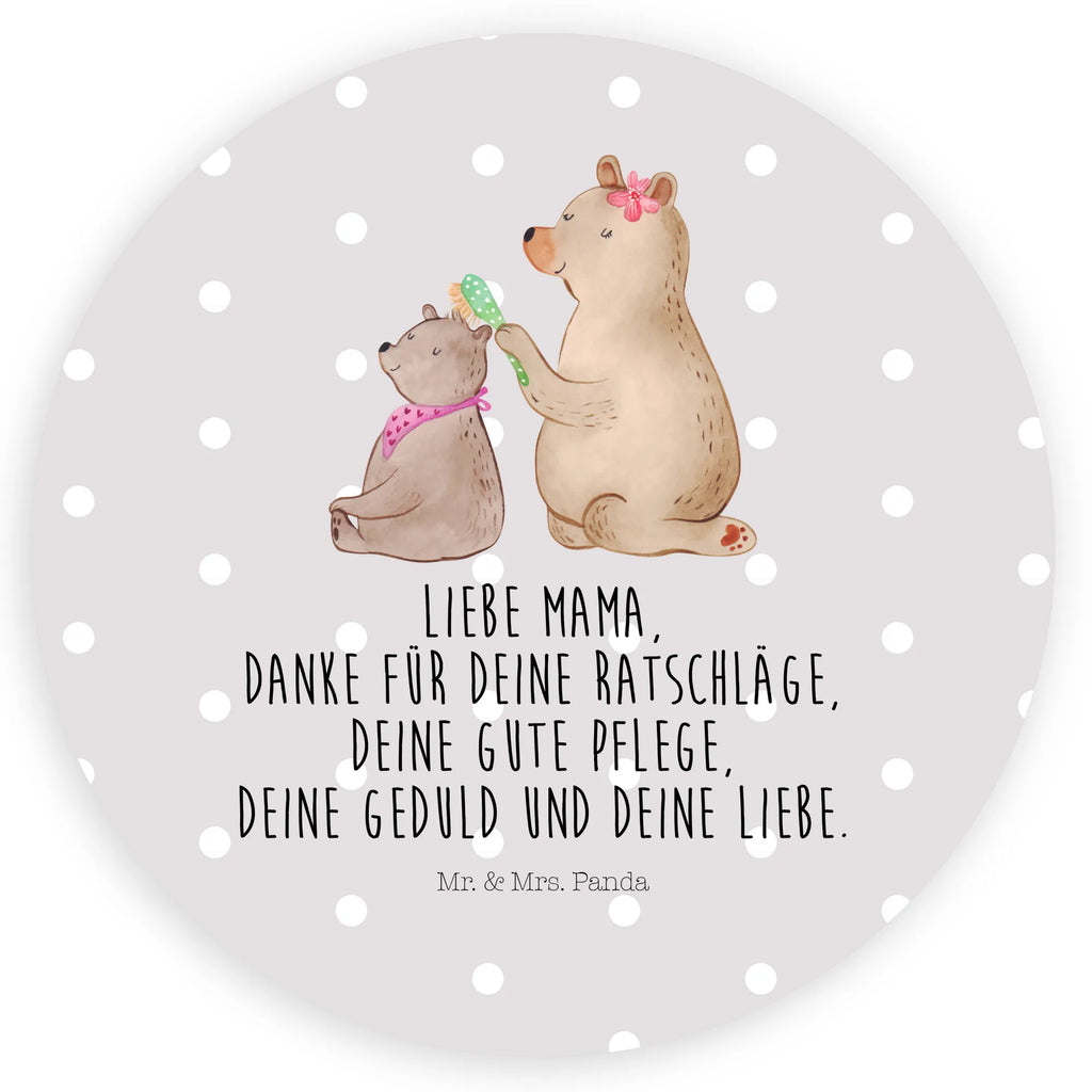 Rund Aufkleber Bär mit Kind Sticker, Aufkleber, Etikett, Familie, Vatertag, Muttertag, Bruder, Schwester, Mama, Papa, Oma, Opa, Geschenk, Mutti, Mutter