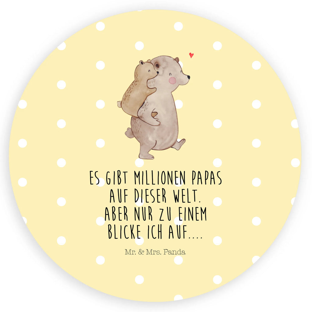 Rund Aufkleber Papa Bär Sticker, Aufkleber, Etikett, Familie, Vatertag, Muttertag, Bruder, Schwester, Mama, Papa, Oma, Opa, Geschenk, Vater, Papi, Vati, Onkel, Geburtstag