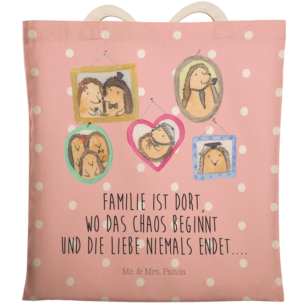 Einkaufstasche Igel Familie Tragetasche, Tasche, Beutel, Stofftasche, Baumwolltasche, Umhängetasche, Shopper, Einkaufstasche, Beuteltasche, Familie, Vatertag, Muttertag, Bruder, Schwester, Mama, Papa, Oma, Opa, Liebe, Igel, Bilder, Zusammenhalt, Glück