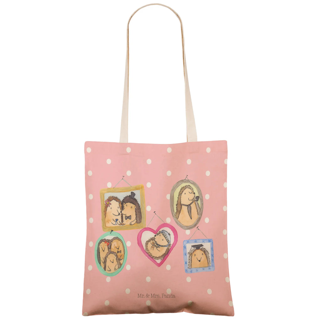 Einkaufstasche Igel Familie Tragetasche, Tasche, Beutel, Stofftasche, Baumwolltasche, Umhängetasche, Shopper, Einkaufstasche, Beuteltasche, Familie, Vatertag, Muttertag, Bruder, Schwester, Mama, Papa, Oma, Opa, Liebe, Igel, Bilder, Zusammenhalt, Glück