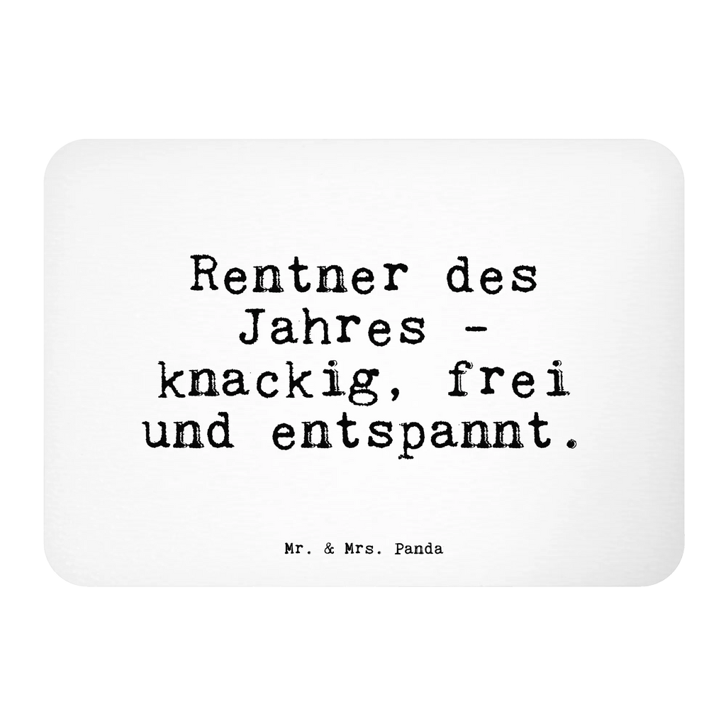 Magnet Sprüche und Zitate Rentner des Jahres - knackig, frei und entspannt. Kühlschrankmagnet, Pinnwandmagnet, Souvenir Magnet, Motivmagnete, Dekomagnet, Whiteboard Magnet, Notiz Magnet, Kühlschrank Dekoration, Spruch, Sprüche, lustige Sprüche, Weisheiten, Zitate, Spruch Geschenke, Spruch Sprüche Weisheiten Zitate Lustig Weisheit Worte