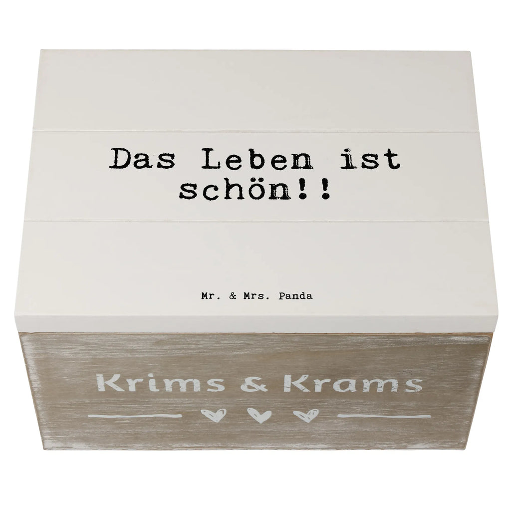 Holzkiste Sprüche und Zitate Das Leben ist schön!! Holzkiste, Kiste, Schatzkiste, Truhe, Schatulle, XXL, Erinnerungsbox, Erinnerungskiste, Dekokiste, Aufbewahrungsbox, Geschenkbox, Geschenkdose, Spruch, Sprüche, lustige Sprüche, Weisheiten, Zitate, Spruch Geschenke, Spruch Sprüche Weisheiten Zitate Lustig Weisheit Worte