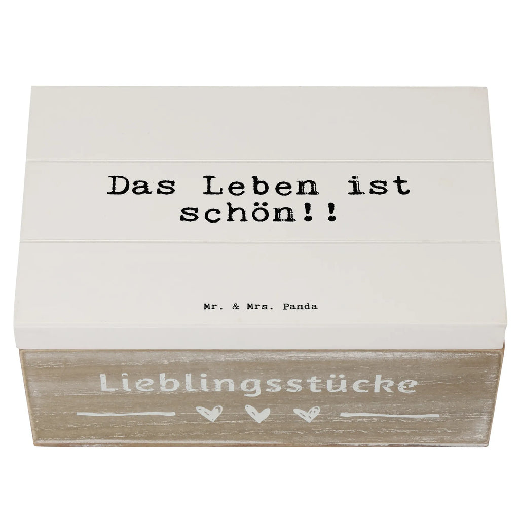 Holzkiste Sprüche und Zitate Das Leben ist schön!! Holzkiste, Kiste, Schatzkiste, Truhe, Schatulle, XXL, Erinnerungsbox, Erinnerungskiste, Dekokiste, Aufbewahrungsbox, Geschenkbox, Geschenkdose, Spruch, Sprüche, lustige Sprüche, Weisheiten, Zitate, Spruch Geschenke, Spruch Sprüche Weisheiten Zitate Lustig Weisheit Worte