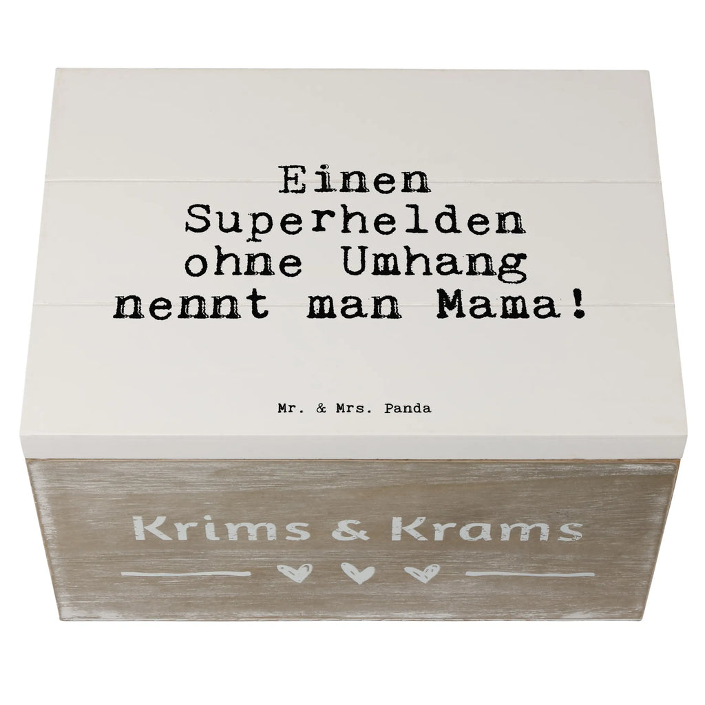 Holzkiste Sprüche und Zitate Einen Superhelden ohne Umhang nennt man Mama! Holzkiste, Kiste, Schatzkiste, Truhe, Schatulle, XXL, Erinnerungsbox, Erinnerungskiste, Dekokiste, Aufbewahrungsbox, Geschenkbox, Geschenkdose, Spruch, Sprüche, lustige Sprüche, Weisheiten, Zitate, Spruch Geschenke, Spruch Sprüche Weisheiten Zitate Lustig Weisheit Worte