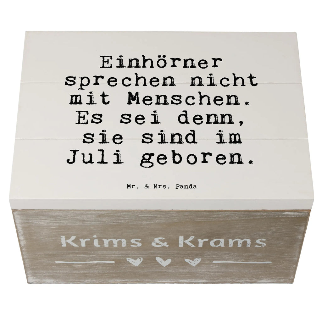 Holzkiste Sprüche und Zitate Einhörner sprechen nicht mit Menschen. Es sei denn, sie sind im Juli geboren. Holzkiste, Kiste, Schatzkiste, Truhe, Schatulle, XXL, Erinnerungsbox, Erinnerungskiste, Dekokiste, Aufbewahrungsbox, Geschenkbox, Geschenkdose, Spruch, Sprüche, lustige Sprüche, Weisheiten, Zitate, Spruch Geschenke, Spruch Sprüche Weisheiten Zitate Lustig Weisheit Worte