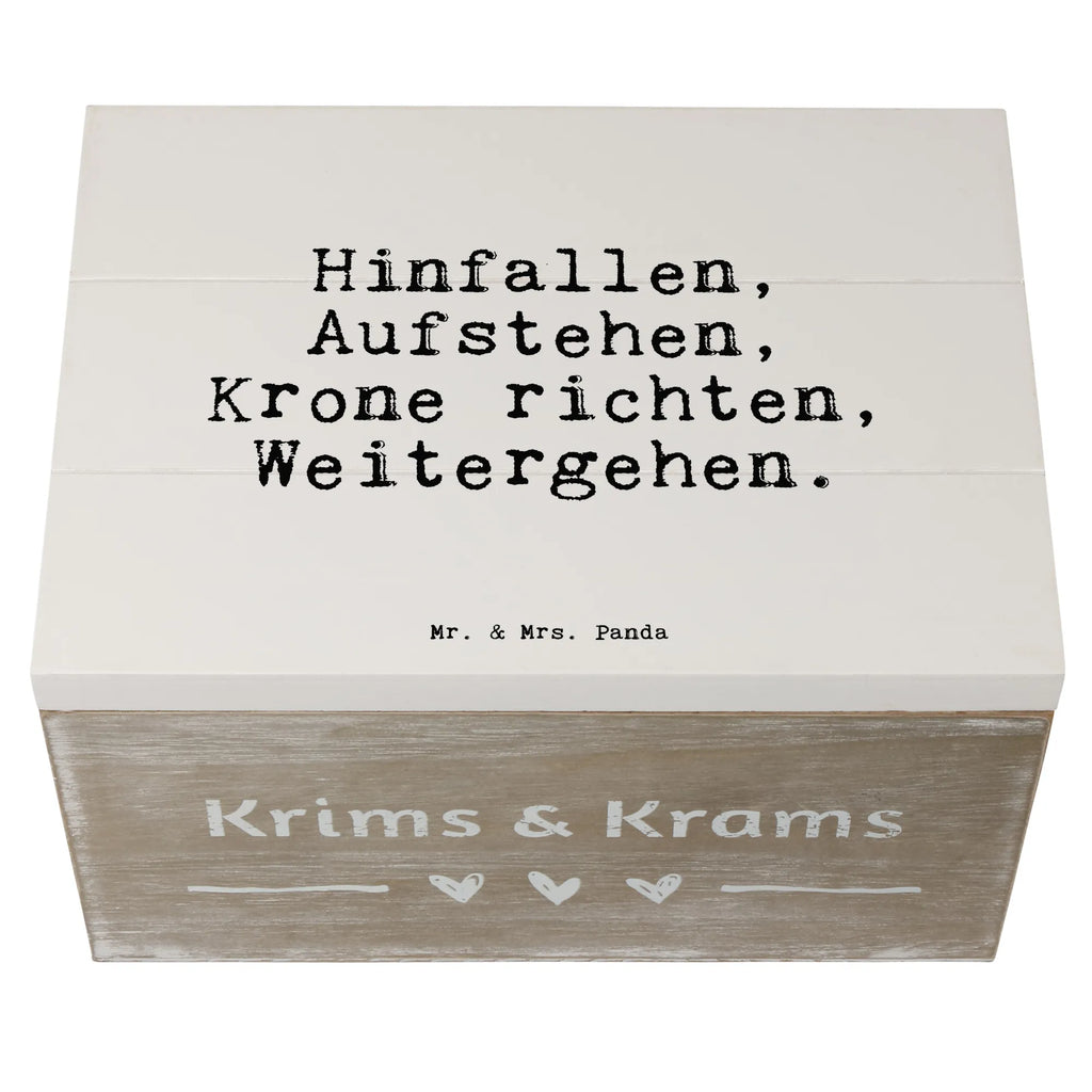 Holzkiste Sprüche und Zitate Hinfallen, Aufstehen, Krone richten, Weitergehen. Holzkiste, Kiste, Schatzkiste, Truhe, Schatulle, XXL, Erinnerungsbox, Erinnerungskiste, Dekokiste, Aufbewahrungsbox, Geschenkbox, Geschenkdose, Spruch, Sprüche, lustige Sprüche, Weisheiten, Zitate, Spruch Geschenke, Spruch Sprüche Weisheiten Zitate Lustig Weisheit Worte