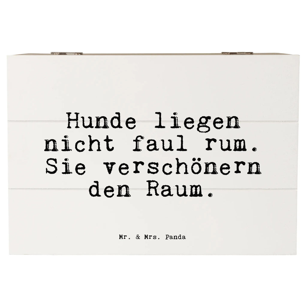 Holzkiste Sprüche und Zitate Hunde liegen nicht faul rum. Sie verschönern den Raum. Holzkiste, Kiste, Schatzkiste, Truhe, Schatulle, XXL, Erinnerungsbox, Erinnerungskiste, Dekokiste, Aufbewahrungsbox, Geschenkbox, Geschenkdose, Spruch, Sprüche, lustige Sprüche, Weisheiten, Zitate, Spruch Geschenke, Spruch Sprüche Weisheiten Zitate Lustig Weisheit Worte