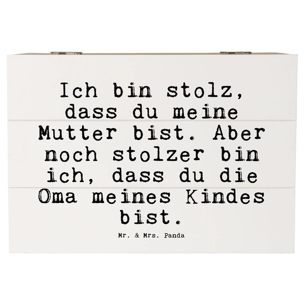 Holzkiste Sprüche und Zitate Ich bin stolz, dass du meine Mutter bist. Aber noch stolzer bin ich, dass du die Oma meines Kindes bist. Holzkiste, Kiste, Schatzkiste, Truhe, Schatulle, XXL, Erinnerungsbox, Erinnerungskiste, Dekokiste, Aufbewahrungsbox, Geschenkbox, Geschenkdose, Spruch, Sprüche, lustige Sprüche, Weisheiten, Zitate, Spruch Geschenke, Spruch Sprüche Weisheiten Zitate Lustig Weisheit Worte