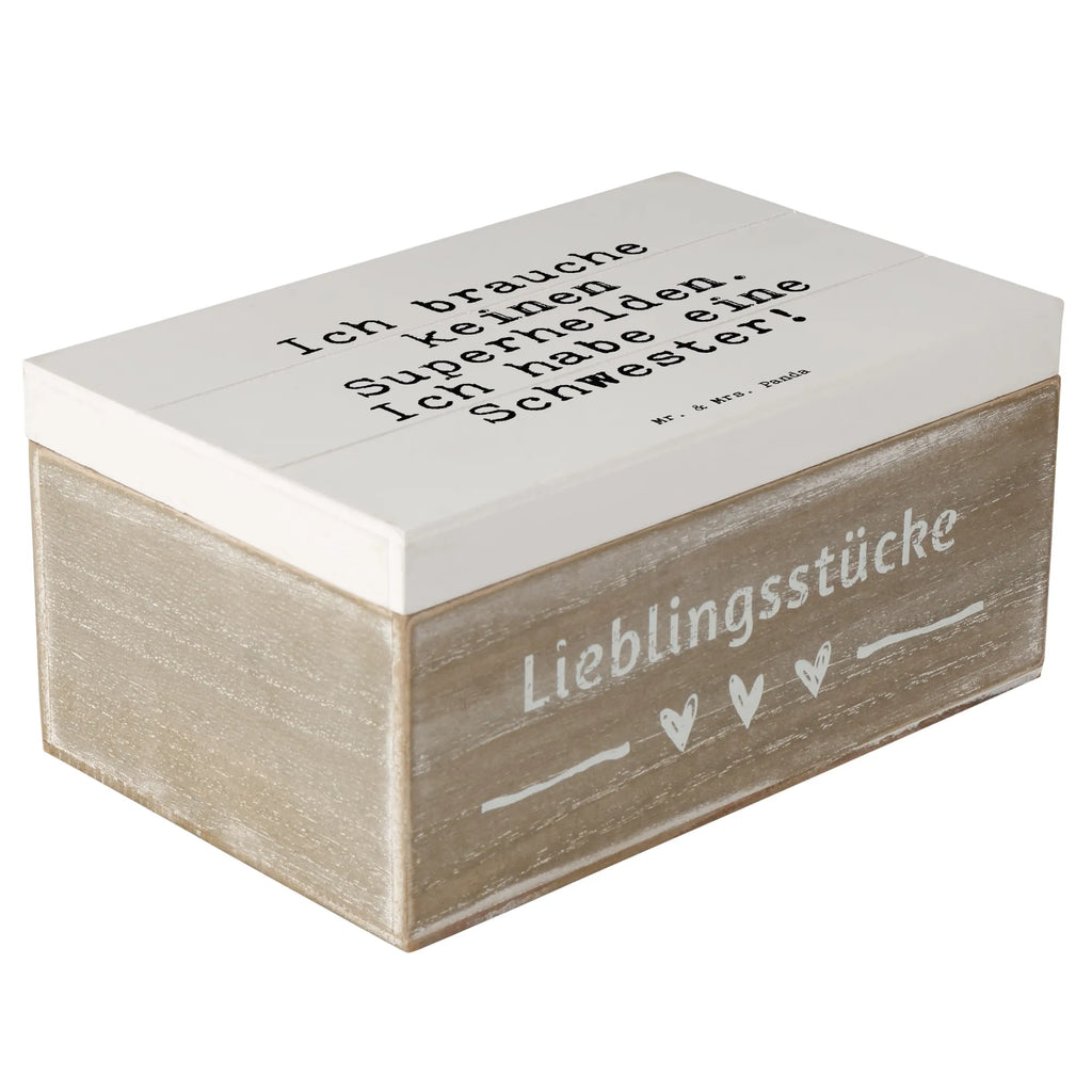 Holzkiste Sprüche und Zitate Ich brauche keinen Superhelden. Ich habe eine Schwester! Holzkiste, Kiste, Schatzkiste, Truhe, Schatulle, XXL, Erinnerungsbox, Erinnerungskiste, Dekokiste, Aufbewahrungsbox, Geschenkbox, Geschenkdose, Spruch, Sprüche, lustige Sprüche, Weisheiten, Zitate, Spruch Geschenke, Spruch Sprüche Weisheiten Zitate Lustig Weisheit Worte