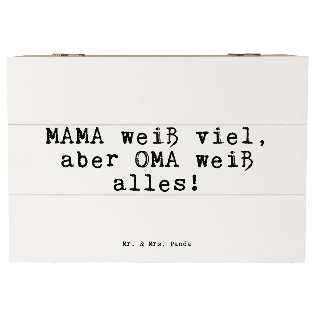 Holzkiste Sprüche und Zitate MAMA weiß viel, aber OMA weiß alles! Holzkiste, Kiste, Schatzkiste, Truhe, Schatulle, XXL, Erinnerungsbox, Erinnerungskiste, Dekokiste, Aufbewahrungsbox, Geschenkbox, Geschenkdose, Spruch, Sprüche, lustige Sprüche, Weisheiten, Zitate, Spruch Geschenke, Spruch Sprüche Weisheiten Zitate Lustig Weisheit Worte