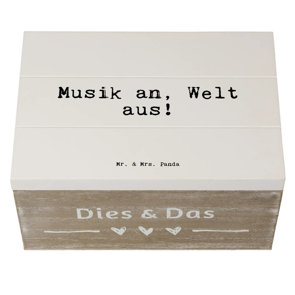 Holzkiste Sprüche und Zitate Musik an, Welt aus! Holzkiste, Kiste, Schatzkiste, Truhe, Schatulle, XXL, Erinnerungsbox, Erinnerungskiste, Dekokiste, Aufbewahrungsbox, Geschenkbox, Geschenkdose, Spruch, Sprüche, lustige Sprüche, Weisheiten, Zitate, Spruch Geschenke, Spruch Sprüche Weisheiten Zitate Lustig Weisheit Worte