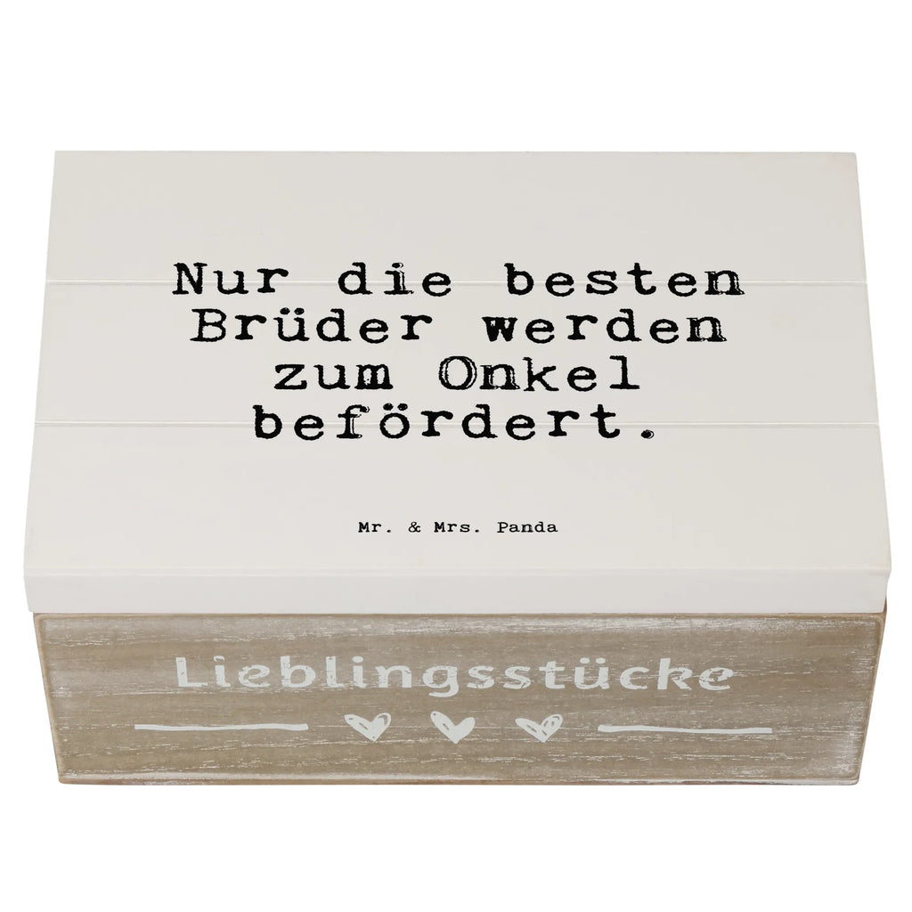 Holzkiste Sprüche und Zitate Nur die besten Brüder werden zum Onkel befördert. Holzkiste, Kiste, Schatzkiste, Truhe, Schatulle, XXL, Erinnerungsbox, Erinnerungskiste, Dekokiste, Aufbewahrungsbox, Geschenkbox, Geschenkdose, Spruch, Sprüche, lustige Sprüche, Weisheiten, Zitate, Spruch Geschenke, Spruch Sprüche Weisheiten Zitate Lustig Weisheit Worte