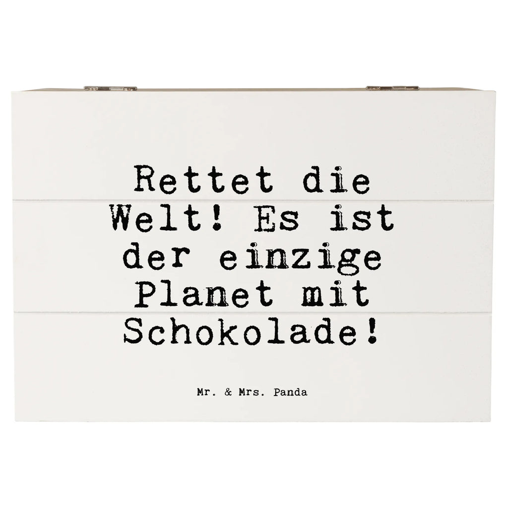 Holzkiste Sprüche und Zitate Rettet die Welt! Es ist der einzige Planet mit Schokolade! Holzkiste, Kiste, Schatzkiste, Truhe, Schatulle, XXL, Erinnerungsbox, Erinnerungskiste, Dekokiste, Aufbewahrungsbox, Geschenkbox, Geschenkdose, Spruch, Sprüche, lustige Sprüche, Weisheiten, Zitate, Spruch Geschenke, Spruch Sprüche Weisheiten Zitate Lustig Weisheit Worte