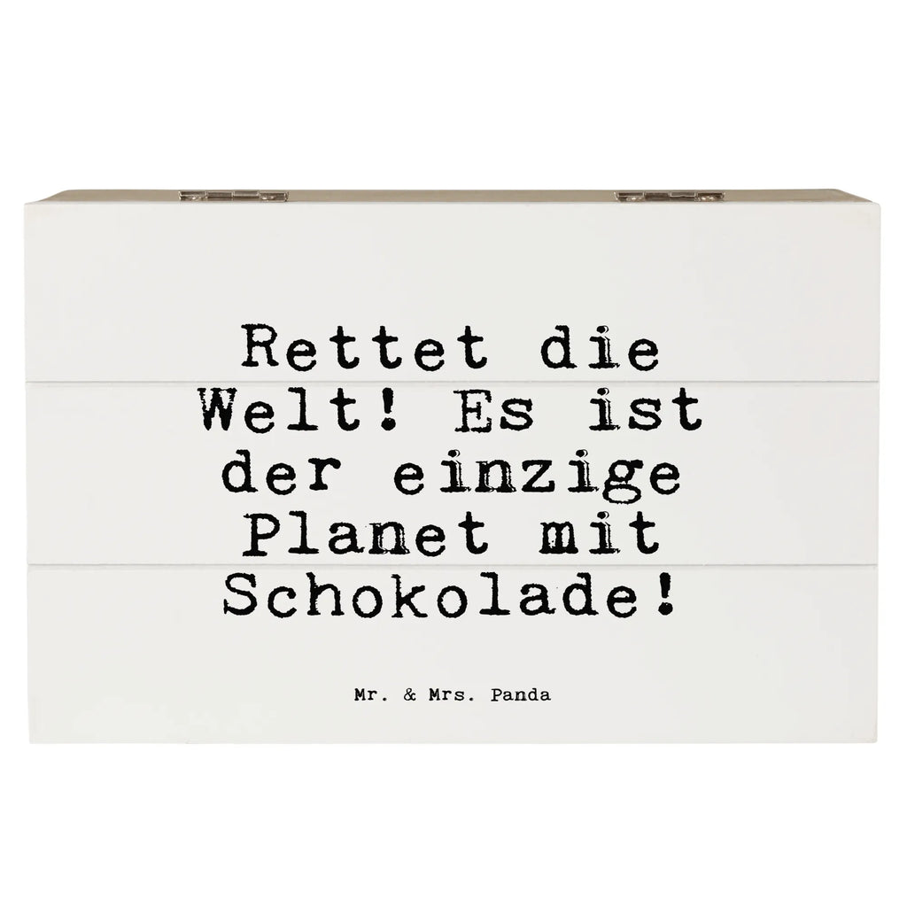 Holzkiste Sprüche und Zitate Rettet die Welt! Es ist der einzige Planet mit Schokolade! Holzkiste, Kiste, Schatzkiste, Truhe, Schatulle, XXL, Erinnerungsbox, Erinnerungskiste, Dekokiste, Aufbewahrungsbox, Geschenkbox, Geschenkdose, Spruch, Sprüche, lustige Sprüche, Weisheiten, Zitate, Spruch Geschenke, Spruch Sprüche Weisheiten Zitate Lustig Weisheit Worte