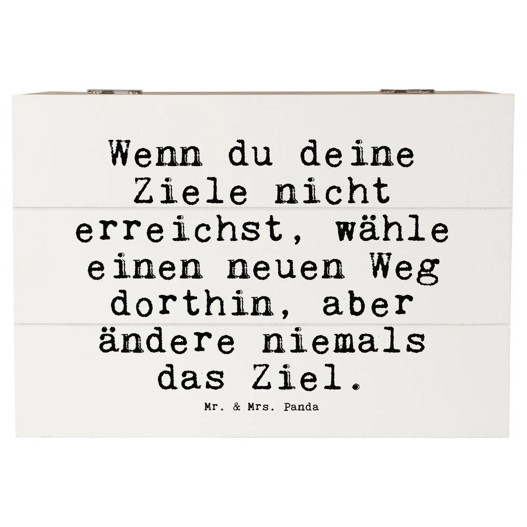 Holzkiste Sprüche und Zitate Wenn du deine Ziele nicht erreichst, wähle einen neuen Weg dorthin, aber ändere niemals das Ziel. Holzkiste, Kiste, Schatzkiste, Truhe, Schatulle, XXL, Erinnerungsbox, Erinnerungskiste, Dekokiste, Aufbewahrungsbox, Geschenkbox, Geschenkdose, Spruch, Sprüche, lustige Sprüche, Weisheiten, Zitate, Spruch Geschenke, Spruch Sprüche Weisheiten Zitate Lustig Weisheit Worte