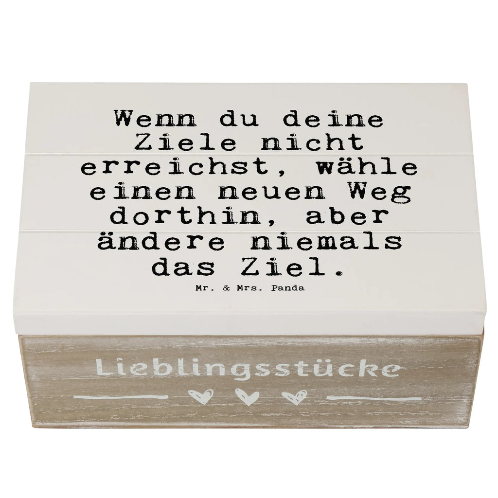 Holzkiste Sprüche und Zitate Wenn du deine Ziele nicht erreichst, wähle einen neuen Weg dorthin, aber ändere niemals das Ziel. Holzkiste, Kiste, Schatzkiste, Truhe, Schatulle, XXL, Erinnerungsbox, Erinnerungskiste, Dekokiste, Aufbewahrungsbox, Geschenkbox, Geschenkdose, Spruch, Sprüche, lustige Sprüche, Weisheiten, Zitate, Spruch Geschenke, Spruch Sprüche Weisheiten Zitate Lustig Weisheit Worte