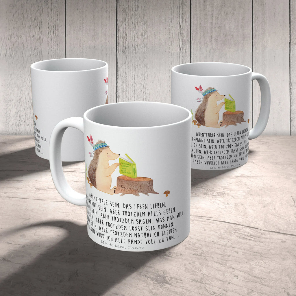 Tasse Igel Indianer Tasse, Kaffeetasse, Teetasse, Becher, Kaffeebecher, Teebecher, Keramiktasse, Porzellantasse, Büro Tasse, Geschenk Tasse, Tasse Sprüche, Tasse Motive, Kaffeetassen, Tasse bedrucken, Designer Tasse, Cappuccino Tassen, Schöne Teetassen, Waldtiere, Tiere, Igel, Indianer, Abenteuer, Lagerfeuer, Camping