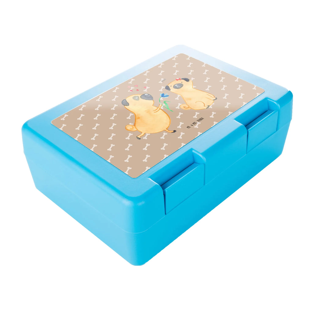 Brotdose Mops verliebt Brotbox, Snackbox, Lunch box, Butterbrotdose, Brotzeitbox, Hund, Hundemotiv, Haustier, Hunderasse, Tierliebhaber, Hundebesitzer, Sprüche, Mops, Möpse, Hundeliebe, verliebt, Liebe, Liebesspruch. Verlobt, Geschenk Freund, Partner