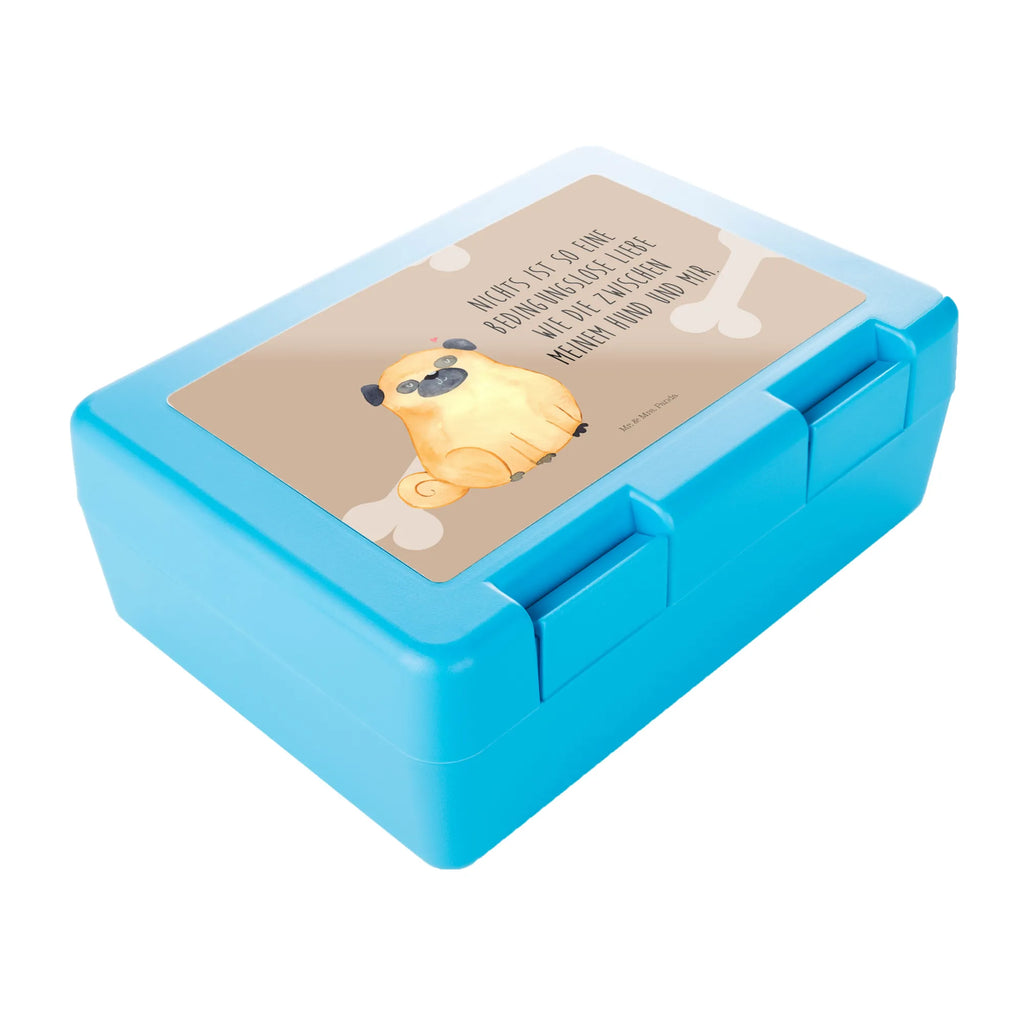 Brotdose Mops Brotbox, Snackbox, Lunch box, Butterbrotdose, Brotzeitbox, Hund, Hundemotiv, Haustier, Hunderasse, Tierliebhaber, Hundebesitzer, Sprüche, Mops, Liebe, Hundeliebe