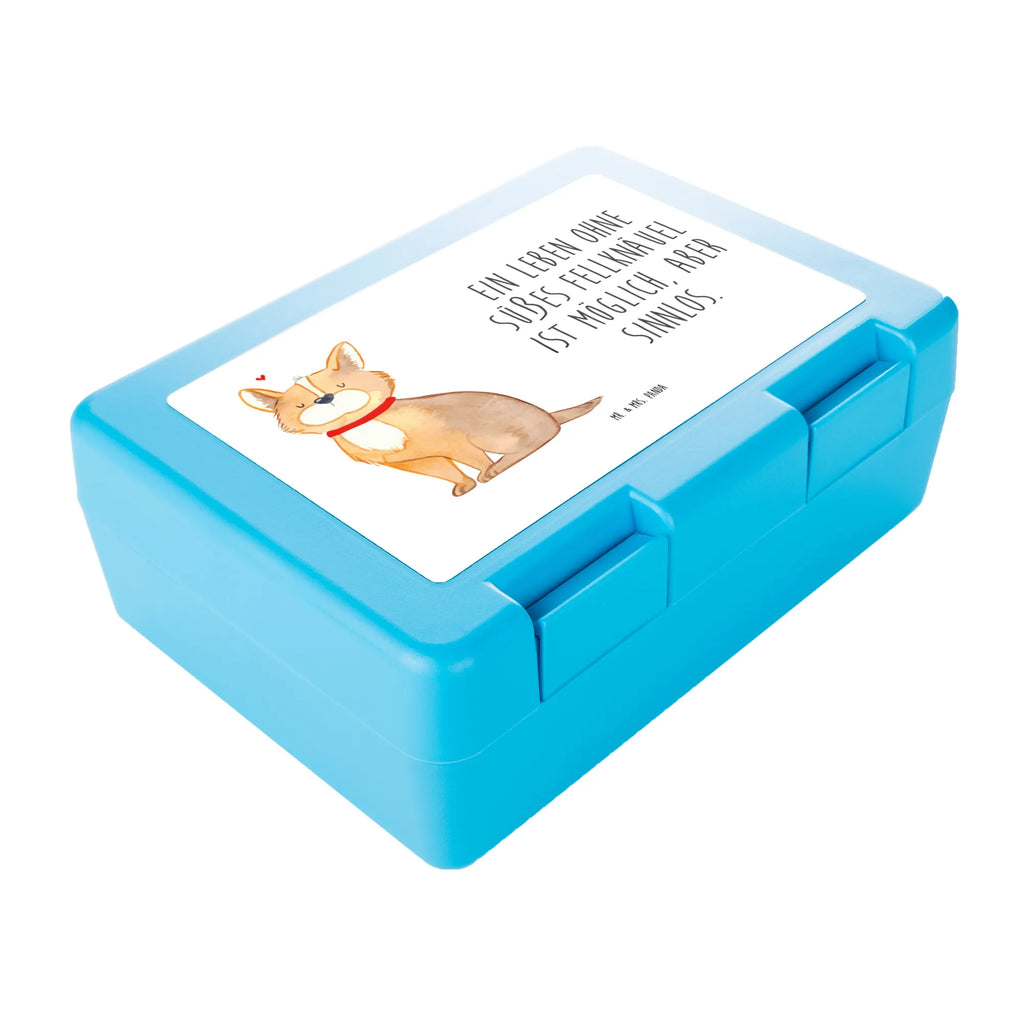 Brotdose Hundeglück Brotbox, Snackbox, Lunch box, Butterbrotdose, Brotzeitbox, Hund, Hundemotiv, Haustier, Hunderasse, Tierliebhaber, Hundebesitzer, Sprüche, Corgie, Hundeliebe, Spruch, Hundemama, Liebe