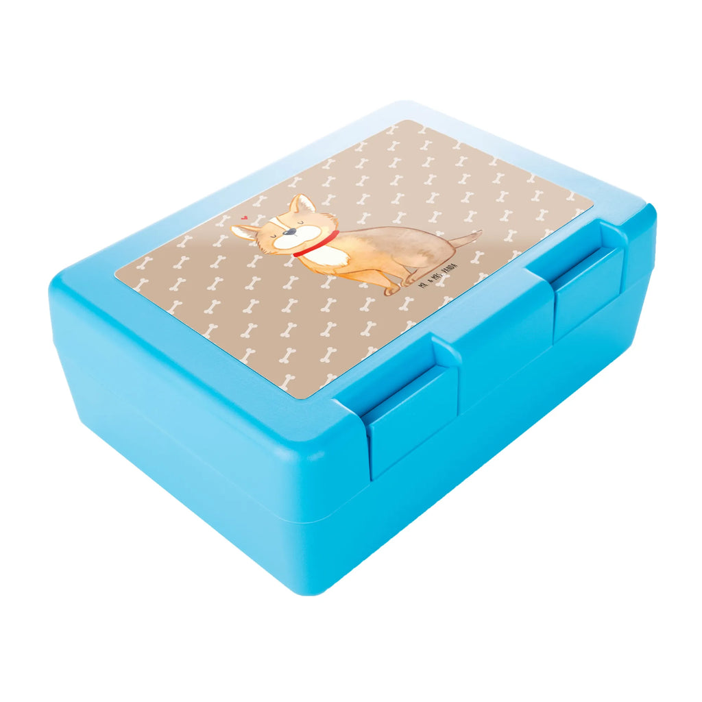 Brotdose Hundeglück Brotbox, Snackbox, Lunch box, Butterbrotdose, Brotzeitbox, Hund, Hundemotiv, Haustier, Hunderasse, Tierliebhaber, Hundebesitzer, Sprüche, Corgie, Hundeliebe, Spruch, Hundemama, Liebe