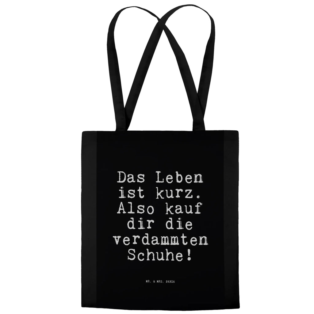 Tragetasche Das Leben ist kurz.... Beuteltasche, Beutel, Einkaufstasche, Jutebeutel, Stoffbeutel, Tasche, Shopper, Umhängetasche, Strandtasche, Schultertasche, Stofftasche, Tragetasche, Badetasche, Jutetasche, Einkaufstüte, Laptoptasche, Spruch, Sprüche, lustige Sprüche, Weisheiten, Zitate, Spruch Geschenke, Spruch Sprüche Weisheiten Zitate Lustig Weisheit Worte