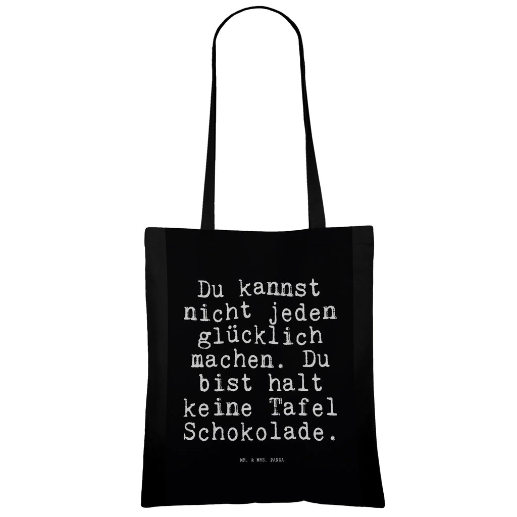 Tragetasche Du kannst nicht jeden... Beuteltasche, Beutel, Einkaufstasche, Jutebeutel, Stoffbeutel, Tasche, Shopper, Umhängetasche, Strandtasche, Schultertasche, Stofftasche, Tragetasche, Badetasche, Jutetasche, Einkaufstüte, Laptoptasche, Spruch, Sprüche, lustige Sprüche, Weisheiten, Zitate, Spruch Geschenke, Spruch Sprüche Weisheiten Zitate Lustig Weisheit Worte