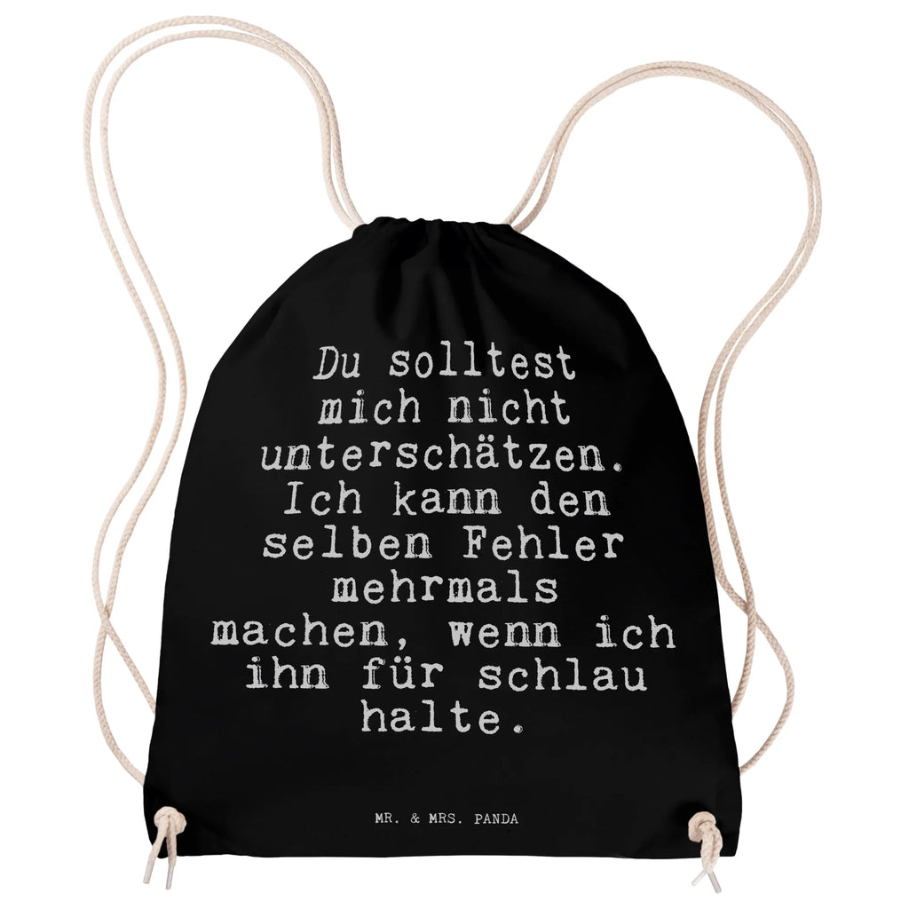 Sportbeutel Du solltest mich nicht... Sportbeutel, Turnbeutel, Beutel, Sporttasche, Tasche, Stoffbeutel, Sportbeutel Kinder, Gymsack, Beutel Rucksack, Kleine Sporttasche, Sportzubehör, Turnbeutel Baumwolle, Spruch, Sprüche, lustige Sprüche, Weisheiten, Zitate, Spruch Geschenke, Spruch Sprüche Weisheiten Zitate Lustig Weisheit Worte