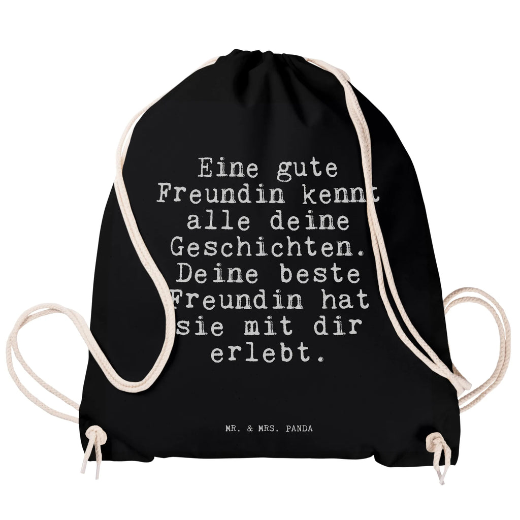 Sportbeutel Eine gute Freundin kennt... Sportbeutel, Turnbeutel, Beutel, Sporttasche, Tasche, Stoffbeutel, Sportbeutel Kinder, Gymsack, Beutel Rucksack, Kleine Sporttasche, Sportzubehör, Turnbeutel Baumwolle, Spruch, Sprüche, lustige Sprüche, Weisheiten, Zitate, Spruch Geschenke, Spruch Sprüche Weisheiten Zitate Lustig Weisheit Worte