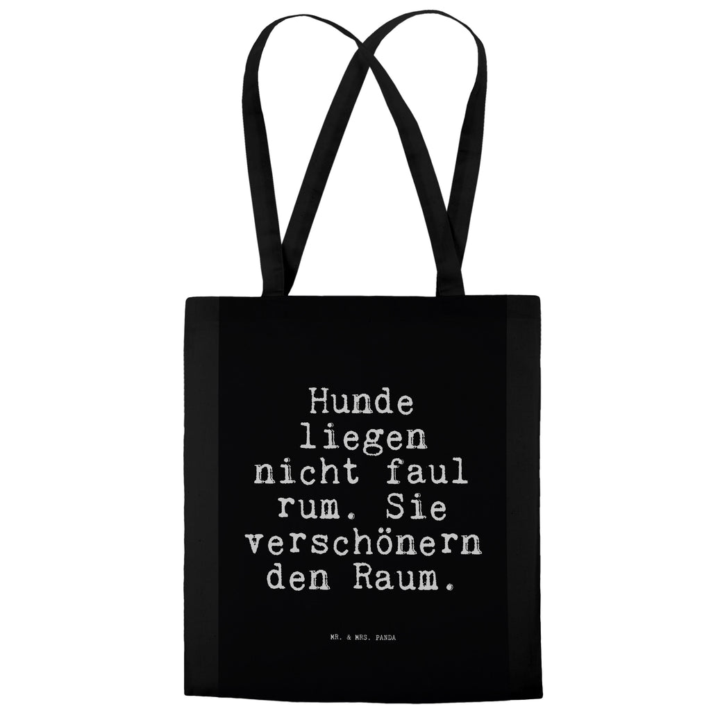 Tragetasche Hunde liegen nicht faul... Beuteltasche, Beutel, Einkaufstasche, Jutebeutel, Stoffbeutel, Tasche, Shopper, Umhängetasche, Strandtasche, Schultertasche, Stofftasche, Tragetasche, Badetasche, Jutetasche, Einkaufstüte, Laptoptasche, Spruch, Sprüche, lustige Sprüche, Weisheiten, Zitate, Spruch Geschenke, Spruch Sprüche Weisheiten Zitate Lustig Weisheit Worte