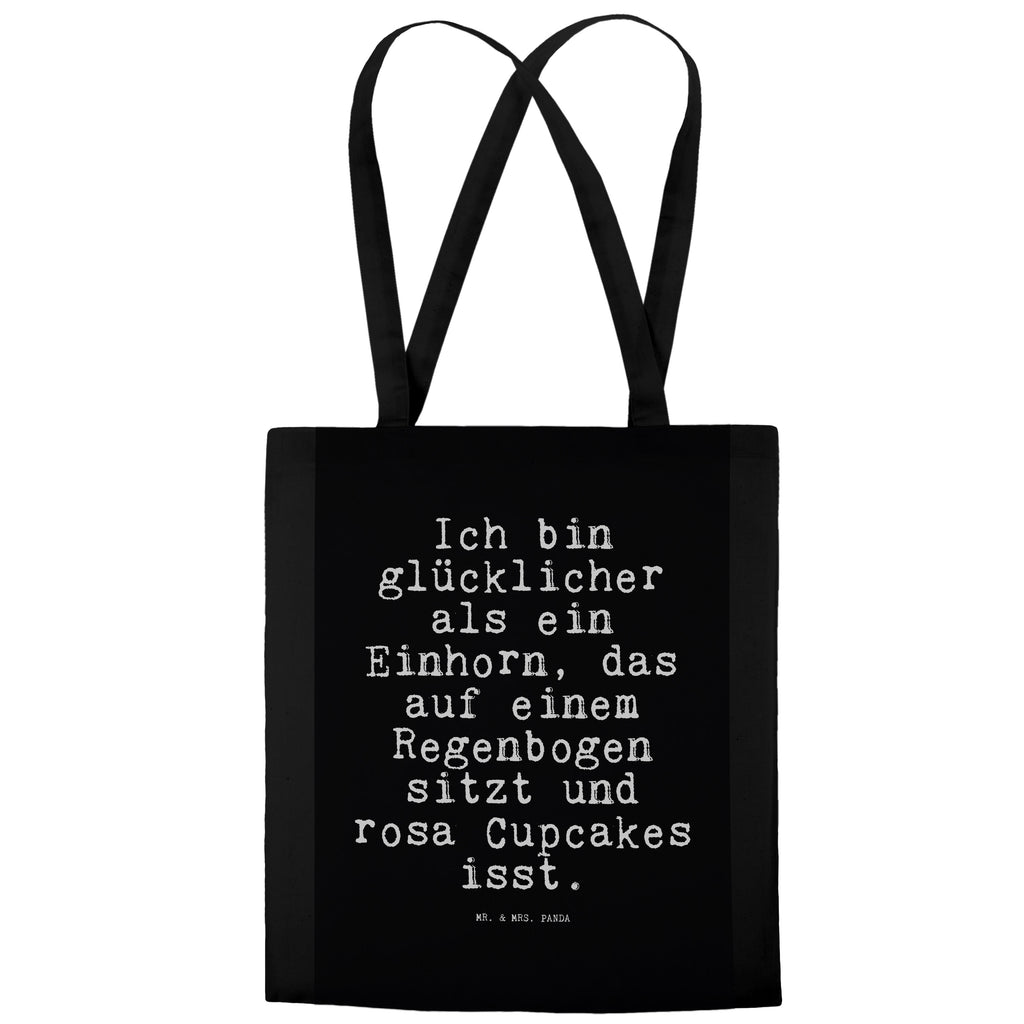 Tragetasche Ich bin glücklicher als... Beuteltasche, Beutel, Einkaufstasche, Jutebeutel, Stoffbeutel, Tasche, Shopper, Umhängetasche, Strandtasche, Schultertasche, Stofftasche, Tragetasche, Badetasche, Jutetasche, Einkaufstüte, Laptoptasche, Spruch, Sprüche, lustige Sprüche, Weisheiten, Zitate, Spruch Geschenke, Spruch Sprüche Weisheiten Zitate Lustig Weisheit Worte