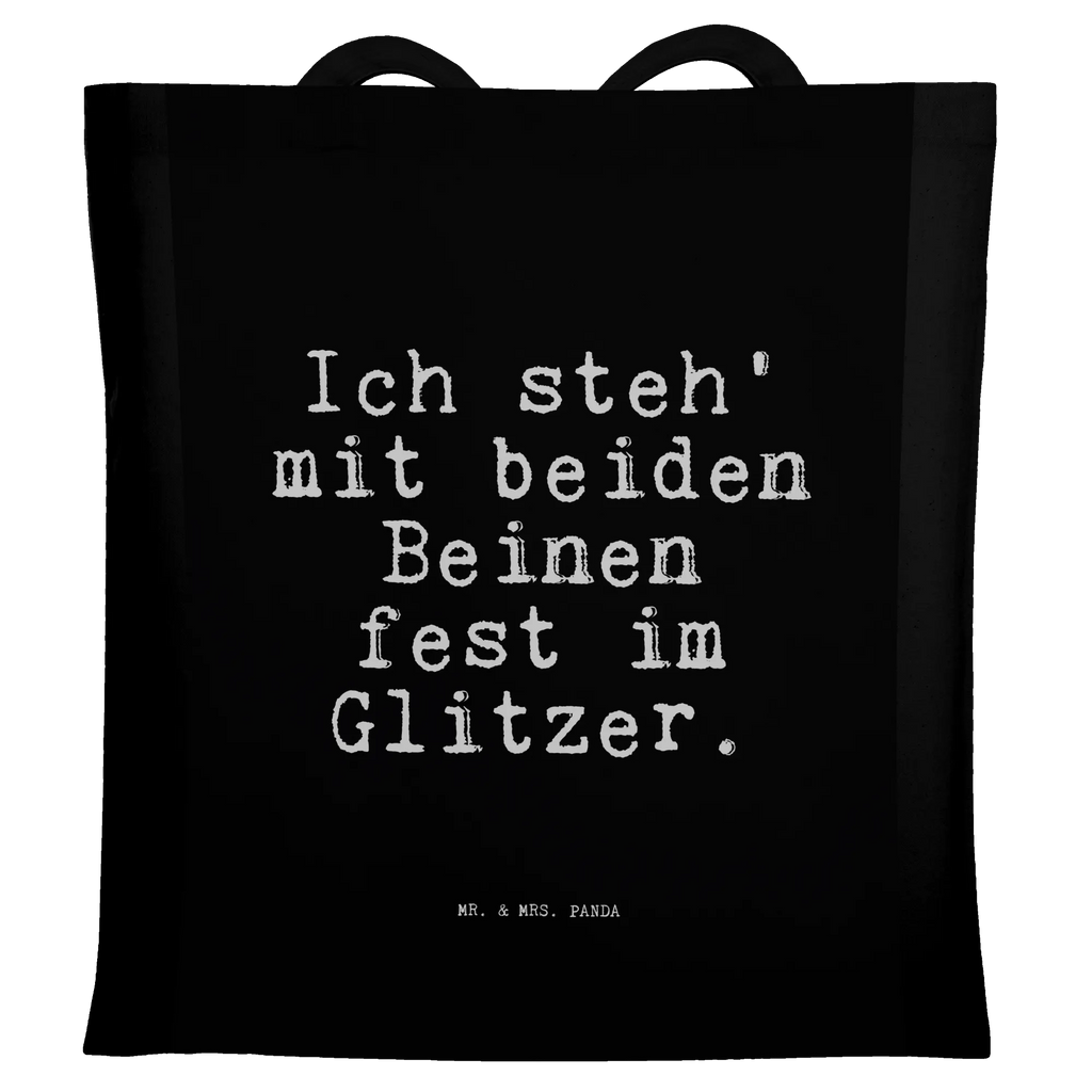 Tragetasche Ich steh' mit beiden... Beuteltasche, Beutel, Einkaufstasche, Jutebeutel, Stoffbeutel, Tasche, Shopper, Umhängetasche, Strandtasche, Schultertasche, Stofftasche, Tragetasche, Badetasche, Jutetasche, Einkaufstüte, Laptoptasche, Spruch, Sprüche, lustige Sprüche, Weisheiten, Zitate, Spruch Geschenke, Spruch Sprüche Weisheiten Zitate Lustig Weisheit Worte