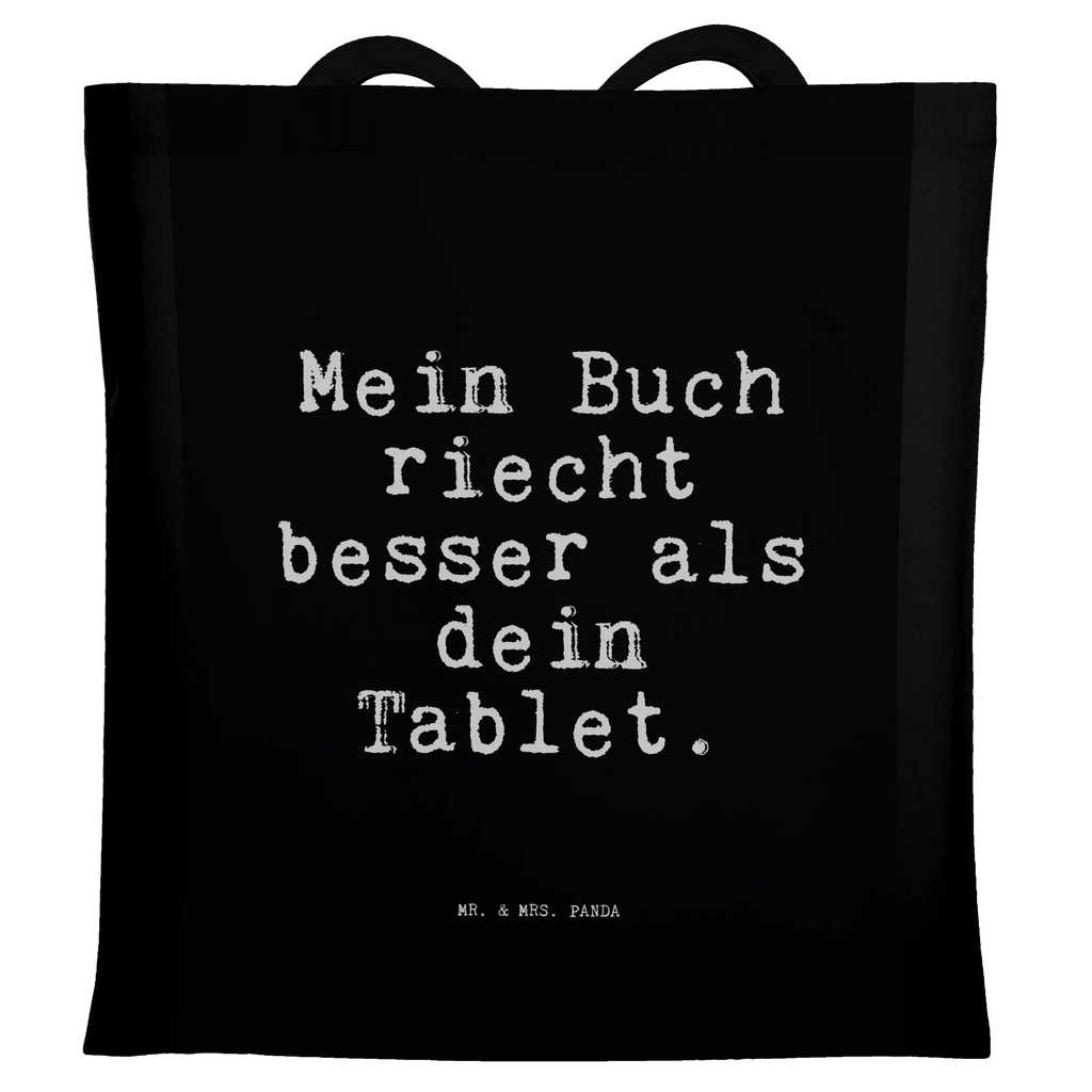 Tragetasche Mein Buch riecht besser... Beuteltasche, Beutel, Einkaufstasche, Jutebeutel, Stoffbeutel, Tasche, Shopper, Umhängetasche, Strandtasche, Schultertasche, Stofftasche, Tragetasche, Badetasche, Jutetasche, Einkaufstüte, Laptoptasche, Spruch, Sprüche, lustige Sprüche, Weisheiten, Zitate, Spruch Geschenke, Spruch Sprüche Weisheiten Zitate Lustig Weisheit Worte