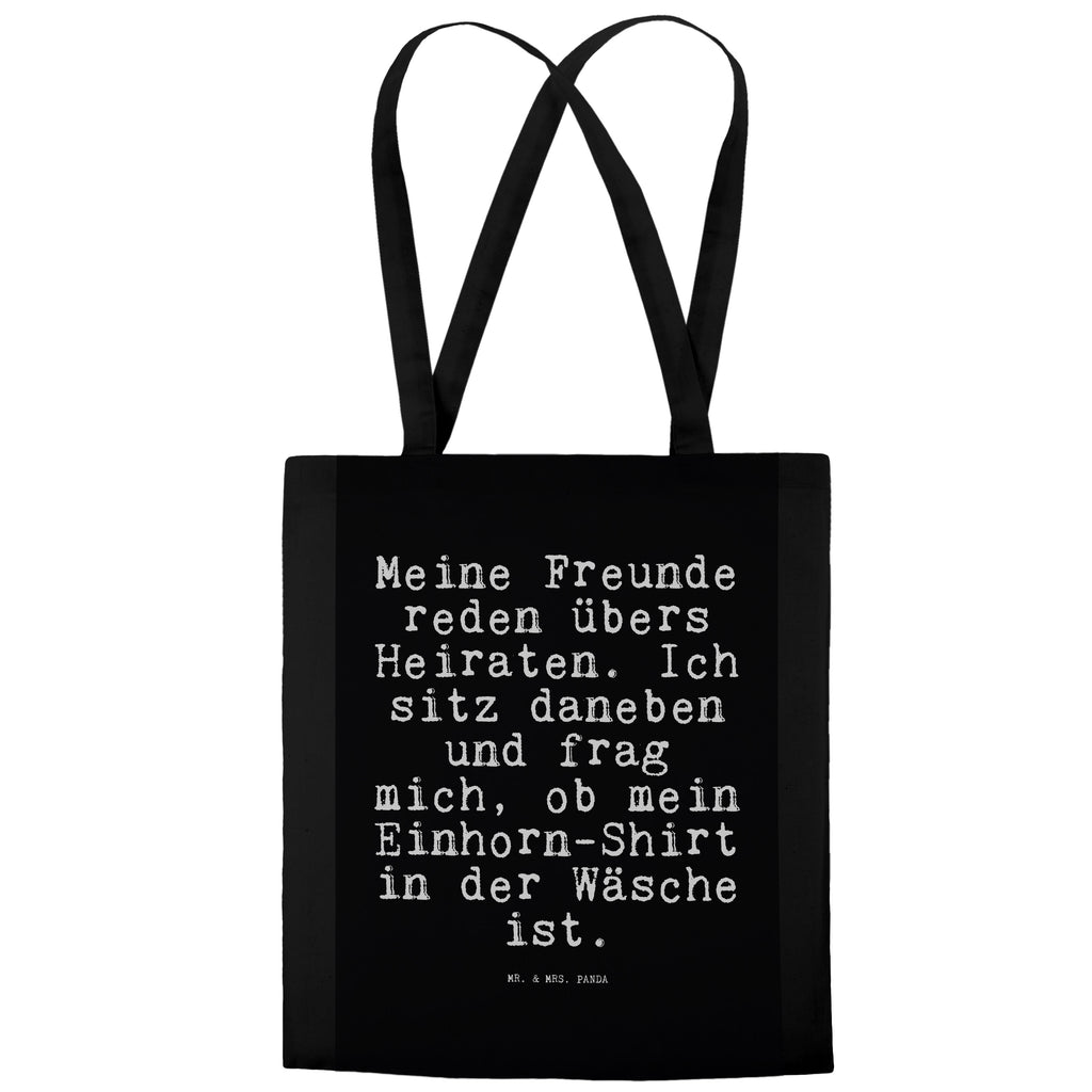 Tragetasche Meine Freunde reden übers... Beuteltasche, Beutel, Einkaufstasche, Jutebeutel, Stoffbeutel, Tasche, Shopper, Umhängetasche, Strandtasche, Schultertasche, Stofftasche, Tragetasche, Badetasche, Jutetasche, Einkaufstüte, Laptoptasche, Spruch, Sprüche, lustige Sprüche, Weisheiten, Zitate, Spruch Geschenke, Spruch Sprüche Weisheiten Zitate Lustig Weisheit Worte