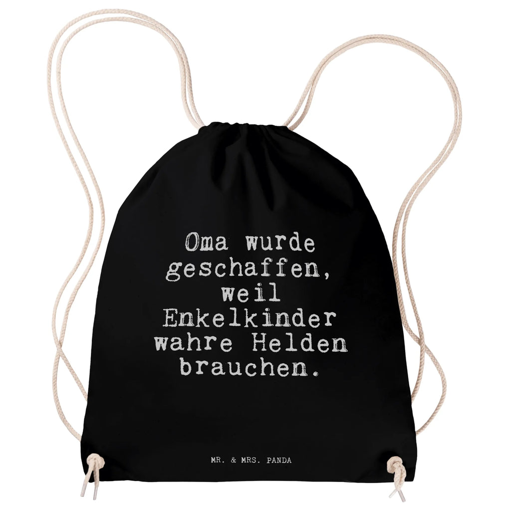 Sportbeutel Sprüche und Zitate Oma wurde geschaffen, weil Enkelkinder wahre Helden brauchen. Sportbeutel, Turnbeutel, Beutel, Sporttasche, Tasche, Stoffbeutel, Sportbeutel Kinder, Gymsack, Beutel Rucksack, Kleine Sporttasche, Sportzubehör, Turnbeutel Baumwolle, Spruch, Sprüche, lustige Sprüche, Weisheiten, Zitate, Spruch Geschenke, Spruch Sprüche Weisheiten Zitate Lustig Weisheit Worte