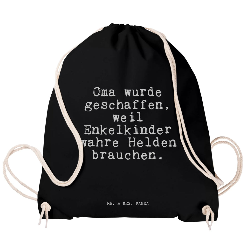 Sportbeutel Sprüche und Zitate Oma wurde geschaffen, weil Enkelkinder wahre Helden brauchen. Sportbeutel, Turnbeutel, Beutel, Sporttasche, Tasche, Stoffbeutel, Sportbeutel Kinder, Gymsack, Beutel Rucksack, Kleine Sporttasche, Sportzubehör, Turnbeutel Baumwolle, Spruch, Sprüche, lustige Sprüche, Weisheiten, Zitate, Spruch Geschenke, Spruch Sprüche Weisheiten Zitate Lustig Weisheit Worte