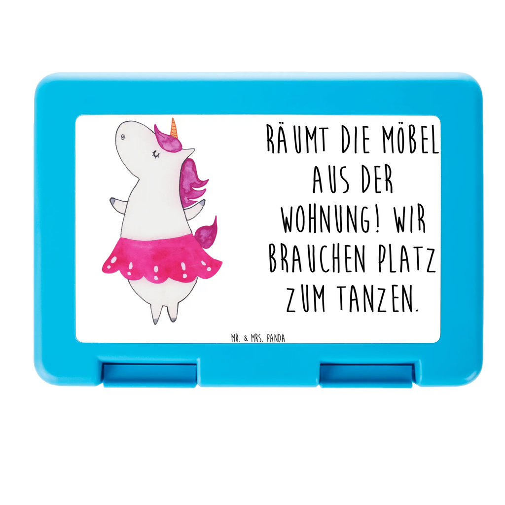 Brotdose Einhorn Ballerina Brotbox, Snackbox, Lunch box, Butterbrotdose, Brotzeitbox, Einhorn, Einhörner, Einhorn Deko, Pegasus, Unicorn, Tanzen, Ballerina, Party, Wohnung, Spaß, Feiern, Geburtstag, Tänzerin, Lebenslust, Lebensfreude