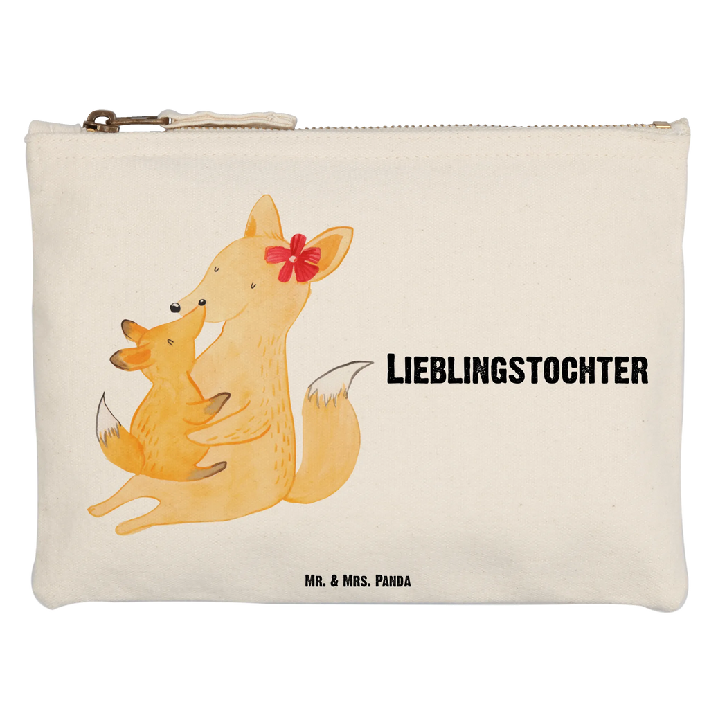 Schminktasche Fuchs Mama & Kind Schminktasche, Kosmetiktasche, Kosmetikbeutel, Stiftemäppchen, Etui, Federmappe, Makeup, XXL, Schminketui, Kosmetiketui, Schlamperetui, Familie, Vatertag, Muttertag, Bruder, Schwester, Mama, Papa, Oma, Opa, Mutter, Tochter, Lieblingstochter, Beste Tochter, Geschenk