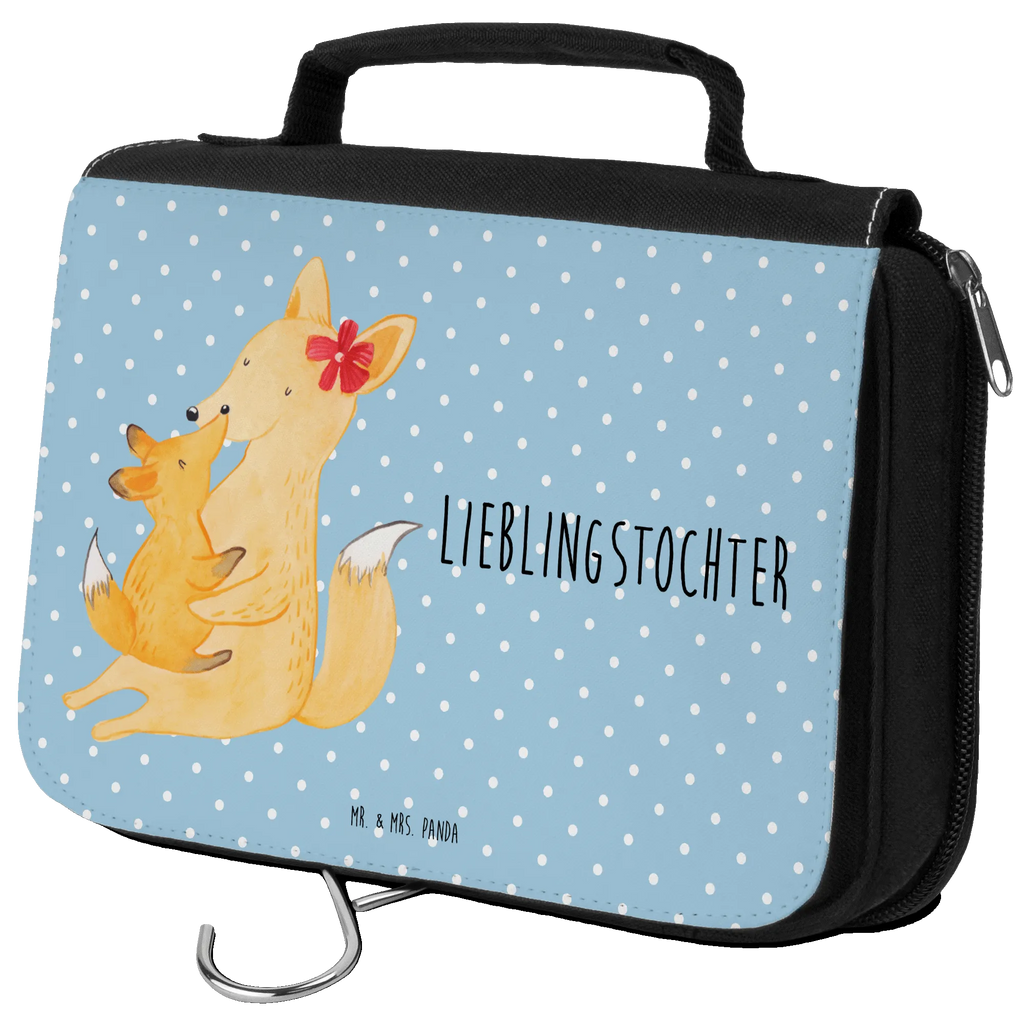 Kulturbeutel Fuchs Mama Kulturbeutel, Zum Aufhängen, Waschtasche, Kosmetiktasche, Damen, Herren, Aufbewahrungstasche, Schminktasche, Kosmetikbeutel, Organizer, Kulturtasche, Schminkutensil, Familie, Vatertag, Muttertag, Bruder, Schwester, Mama, Papa, Oma, Opa, Mutter, Tochter, Lieblingstochter, Beste Tochter, Geschenk