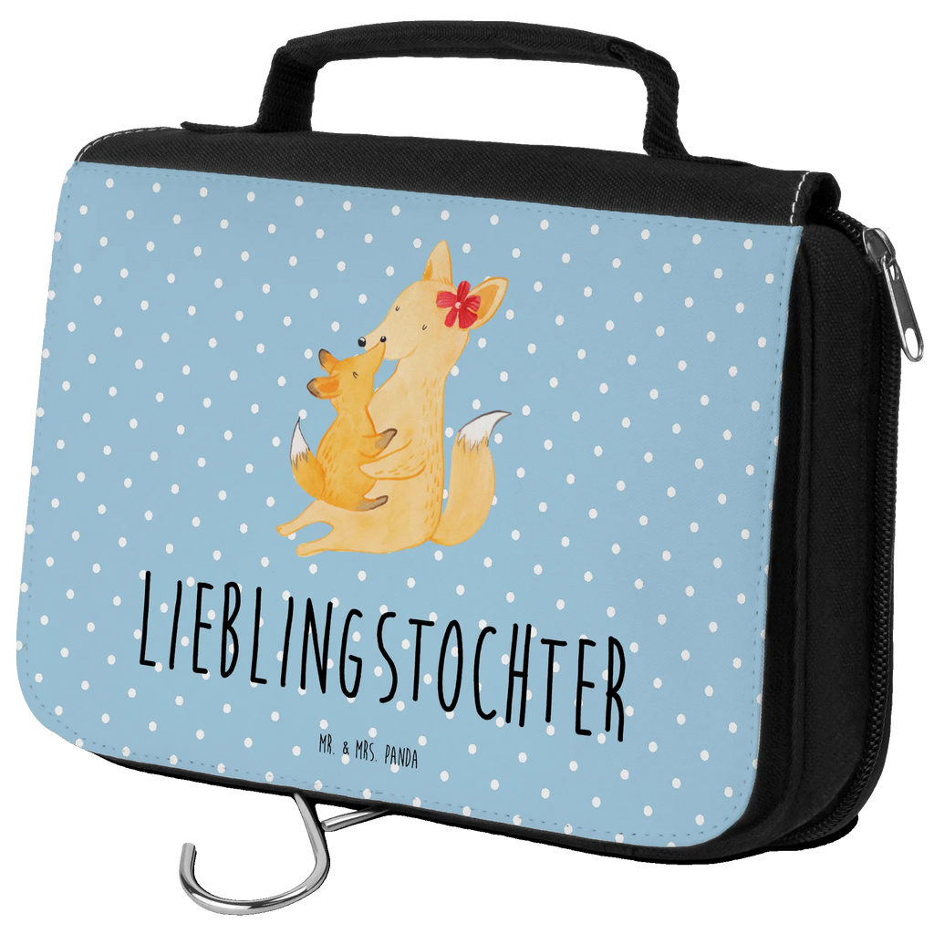 Kulturbeutel Fuchs Mama Kulturbeutel, Zum Aufhängen, Waschtasche, Kosmetiktasche, Damen, Herren, Aufbewahrungstasche, Schminktasche, Kosmetikbeutel, Organizer, Kulturtasche, Schminkutensil, Familie, Vatertag, Muttertag, Bruder, Schwester, Mama, Papa, Oma, Opa, Mutter, Tochter, Lieblingstochter, Beste Tochter, Geschenk