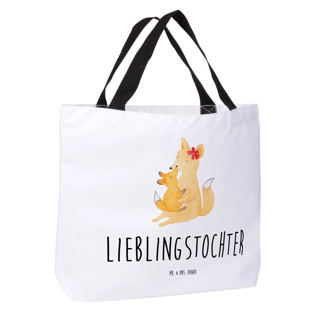 Shopper Fuchs Mama & Kind Beutel, Einkaufstasche, Tasche, Strandtasche, Einkaufsbeutel, Shopper, Schultasche, Freizeittasche, Tragebeutel, Schulbeutel, Alltagstasche, Familie, Vatertag, Muttertag, Bruder, Schwester, Mama, Papa, Oma, Opa, Mutter, Tochter, Lieblingstochter, Beste Tochter, Geschenk